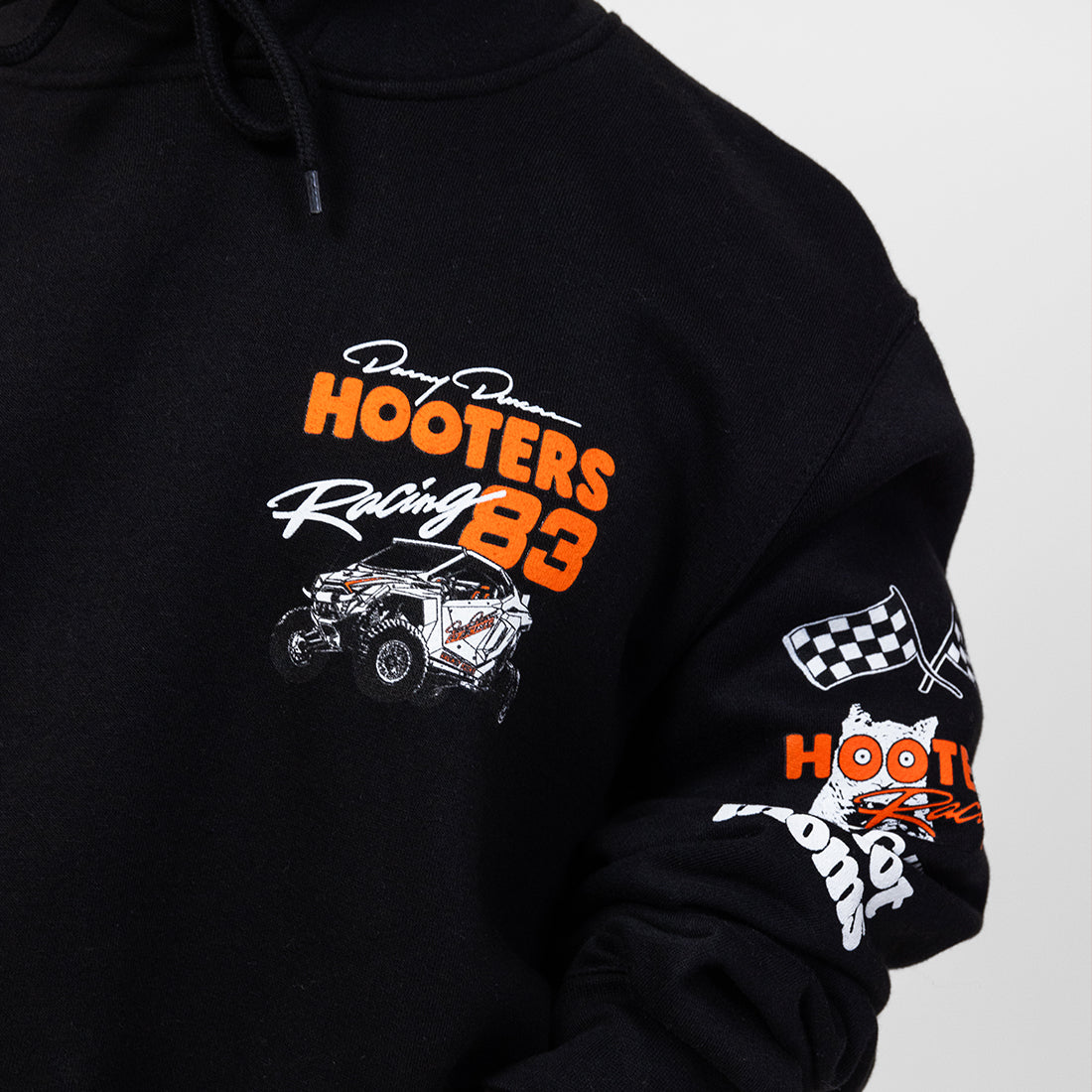 Rzr Hooters Racing Black Hoodie