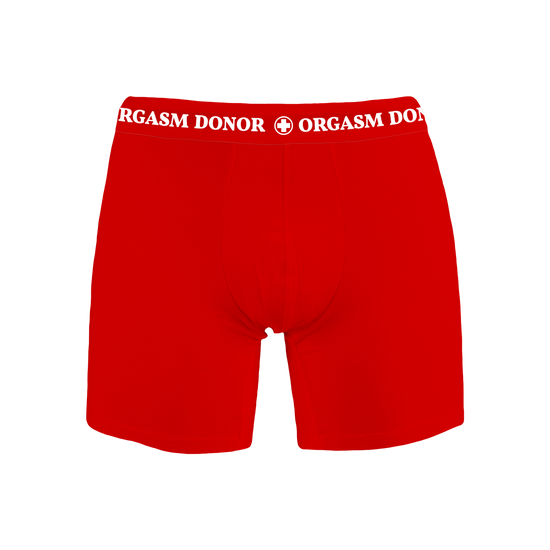 Orgasm Donor Red Boxers