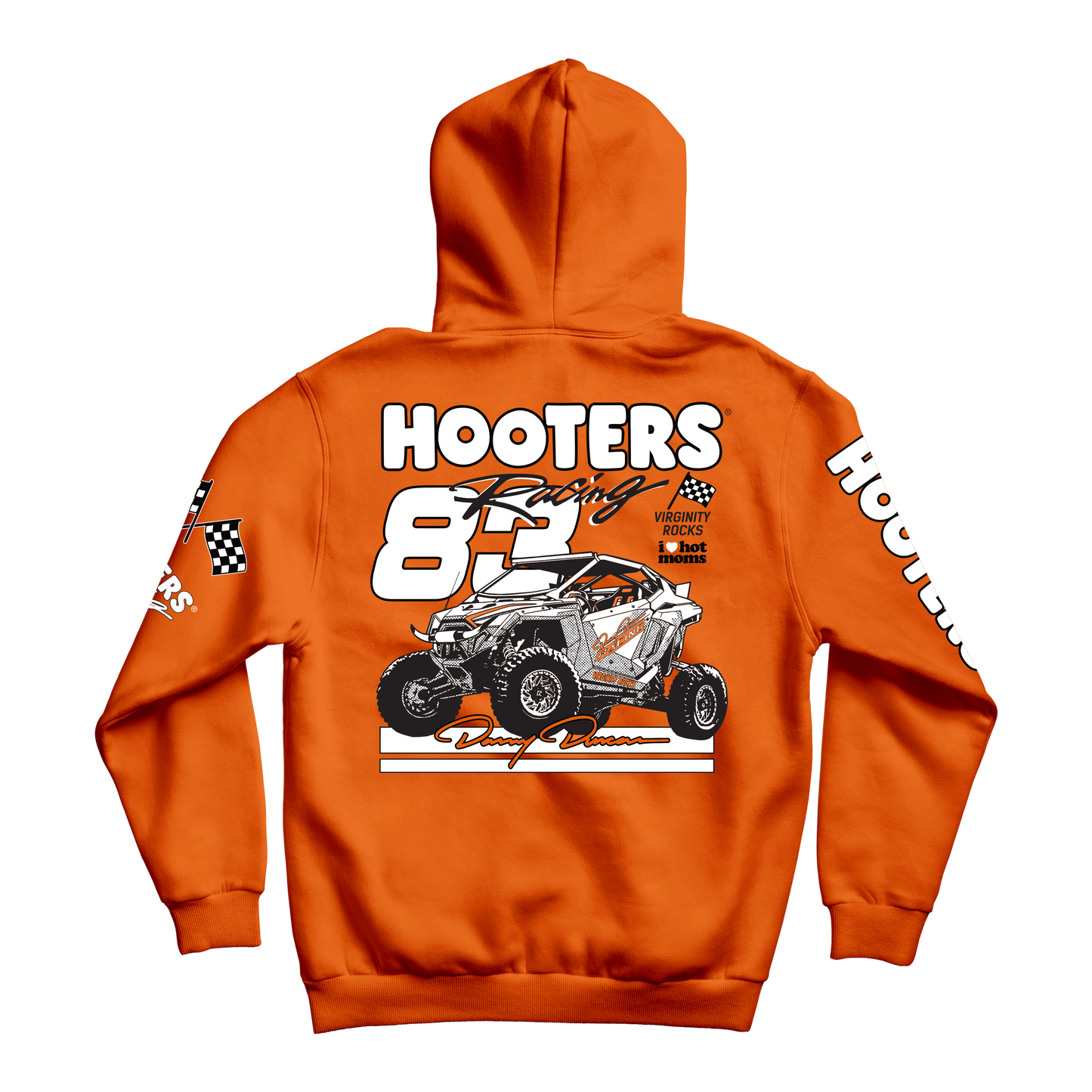 Rzr Racing Orange Hoodie