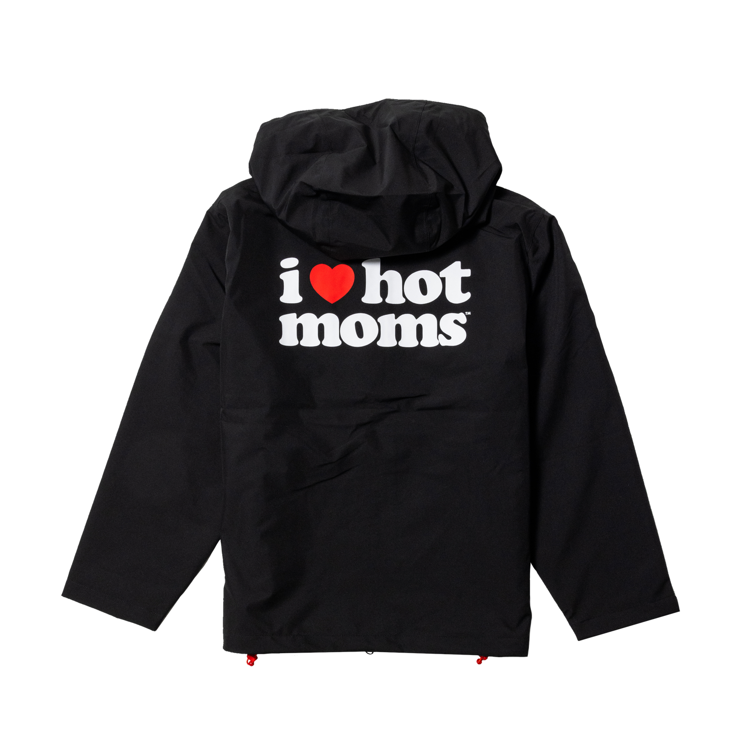 I Heart Hot Moms Black Snow Jacket