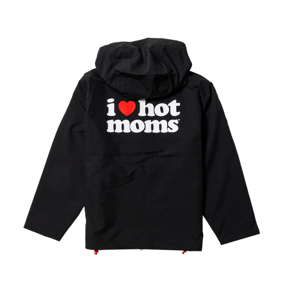 I Heart Hot Moms Black Snow Jacket