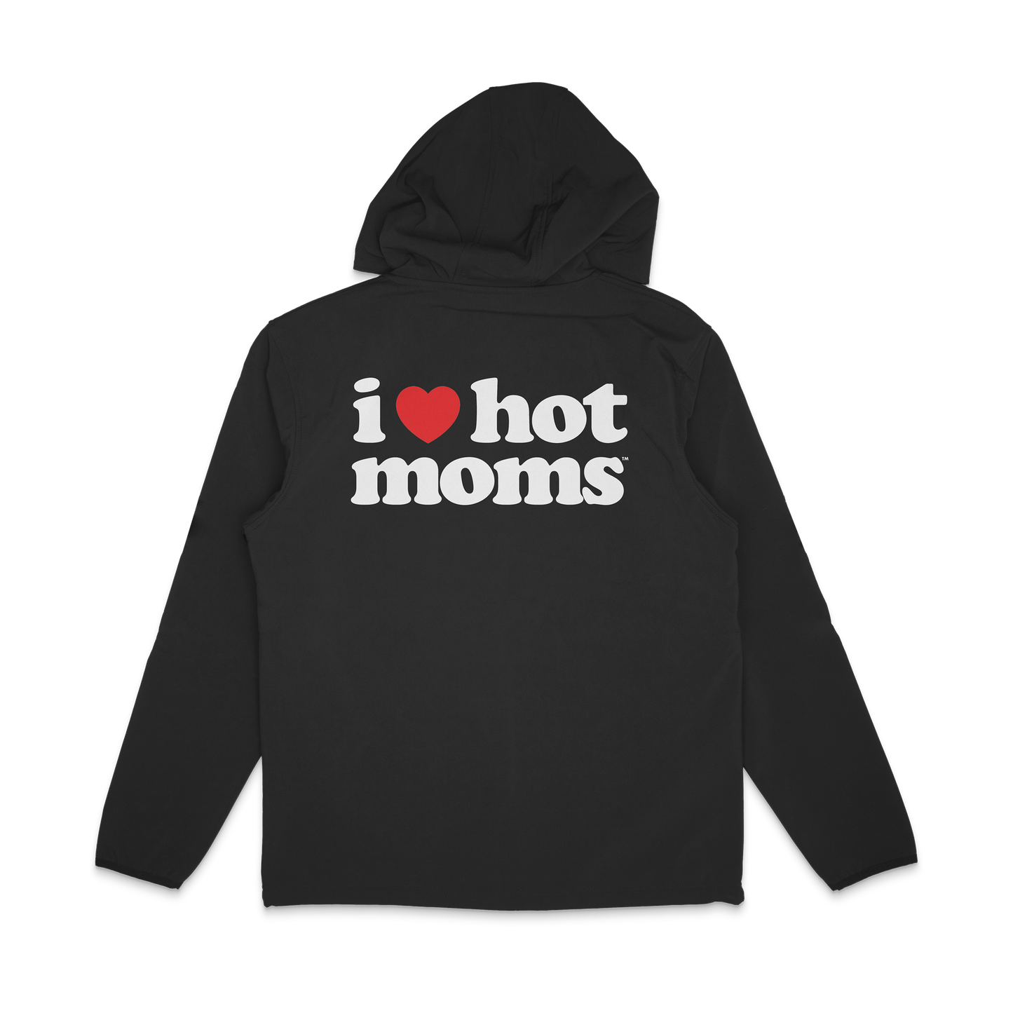 I Heart Hot Moms Black Snow Jacket