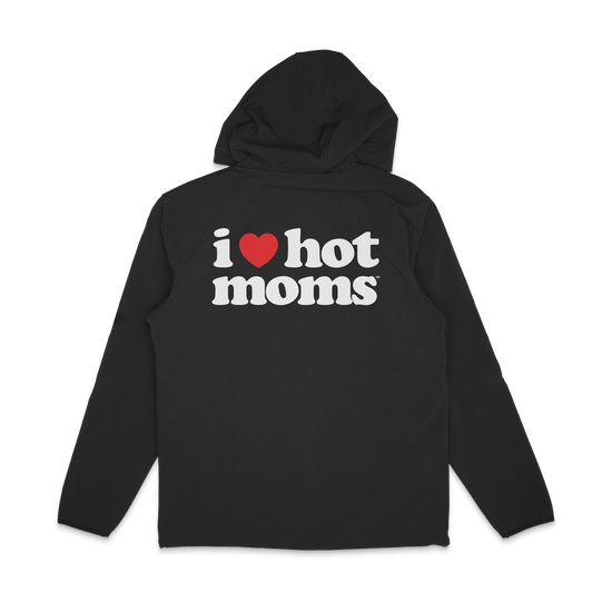 I Heart Hot Moms Black Snow Jacket