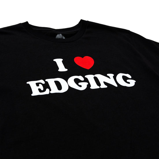 I Heart Edging Black Tee