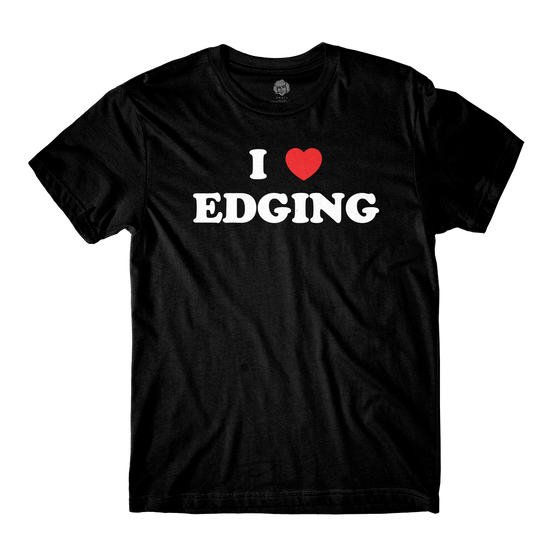 I Heart Edging Black Tee