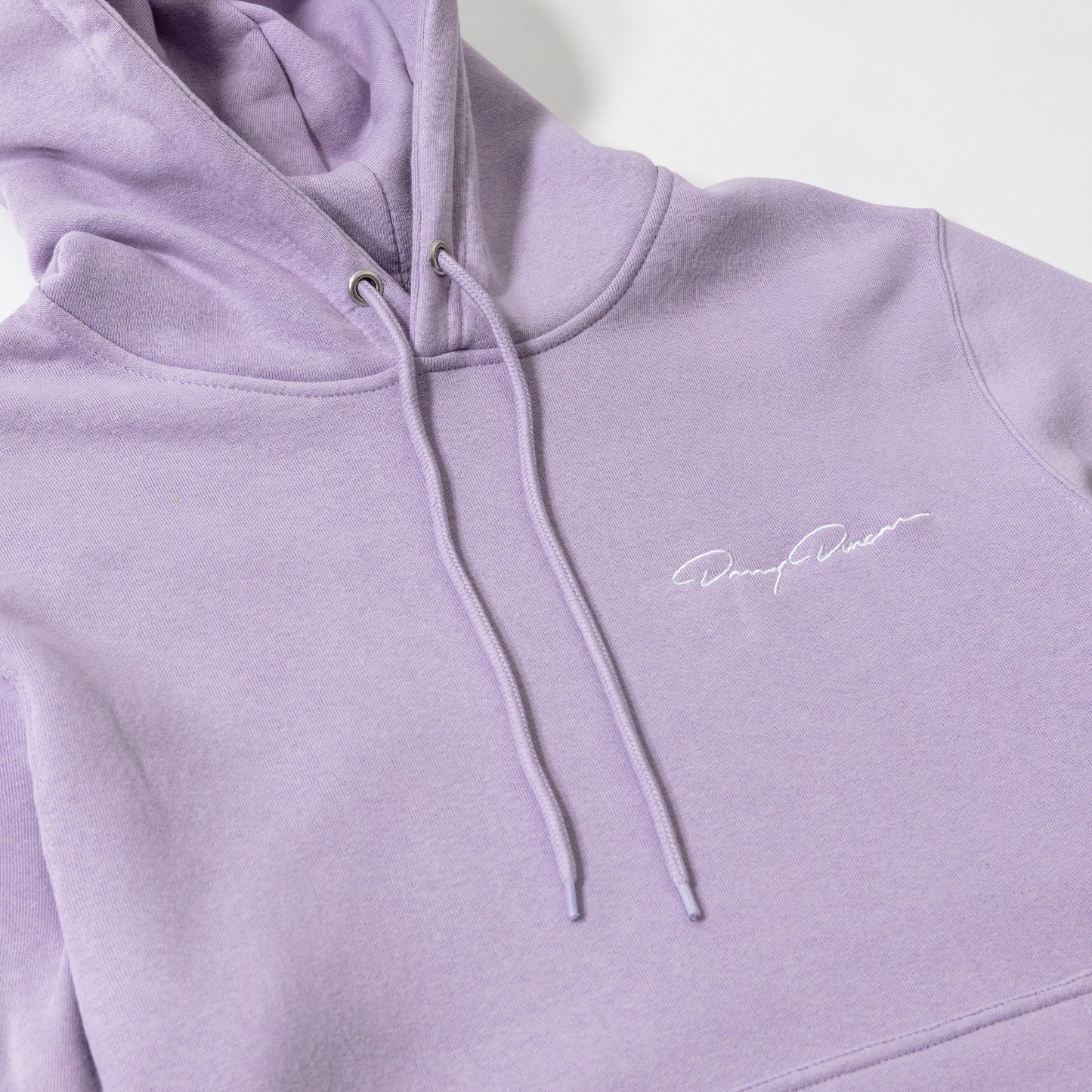 Signature Embroidered Lavender Hoodie – Danny Duncan