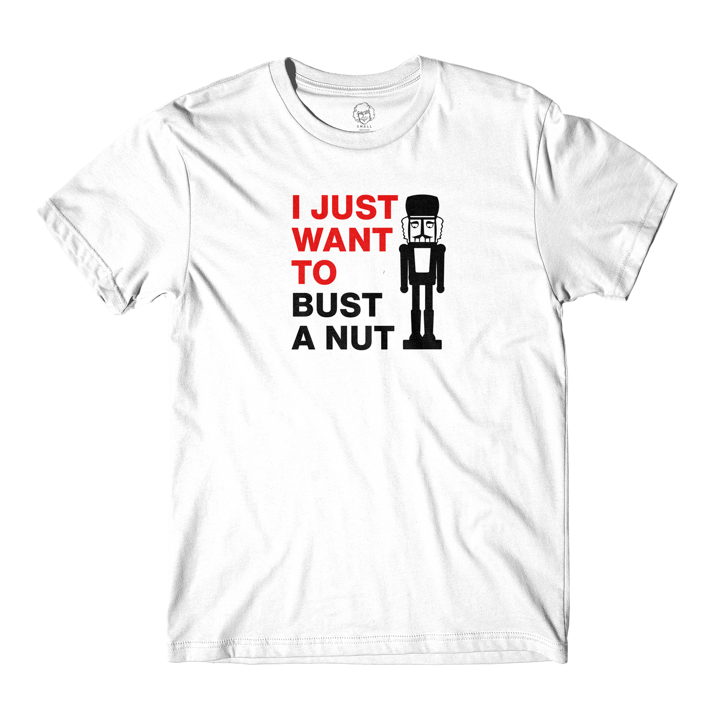 Bust A Nut White Tee