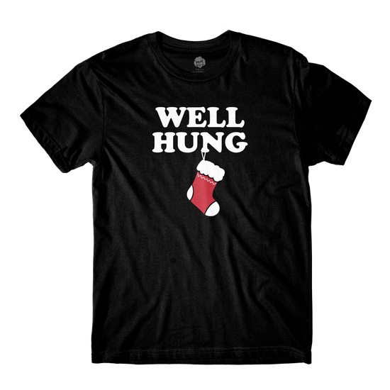 Well Hung Black Tee